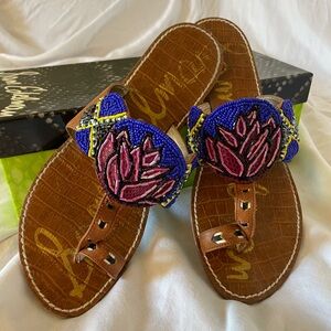 Sam Edelman, Gerry sandal in whisky. Size 8.